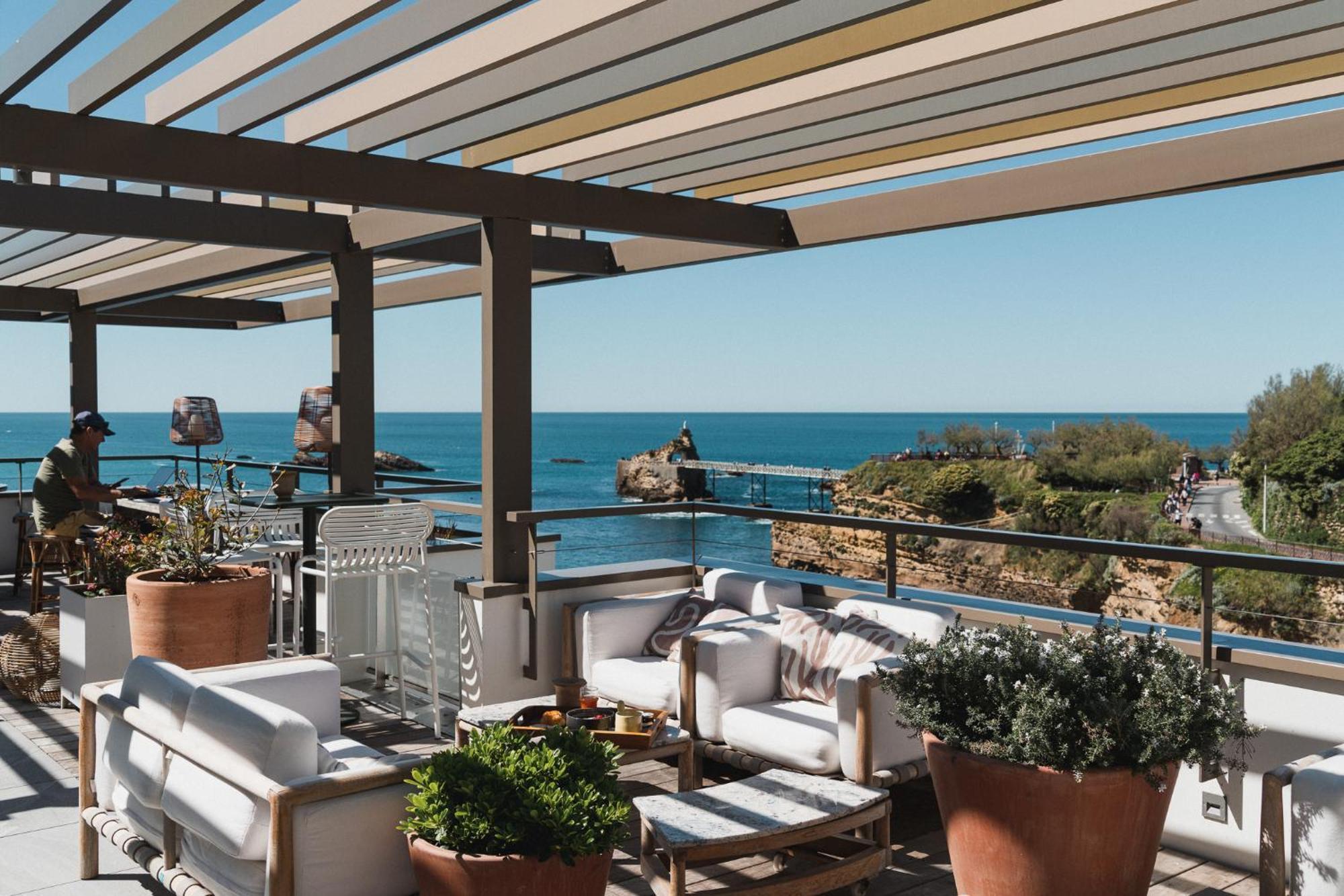 Hotel De La Plage 비아히쯔 외부 사진