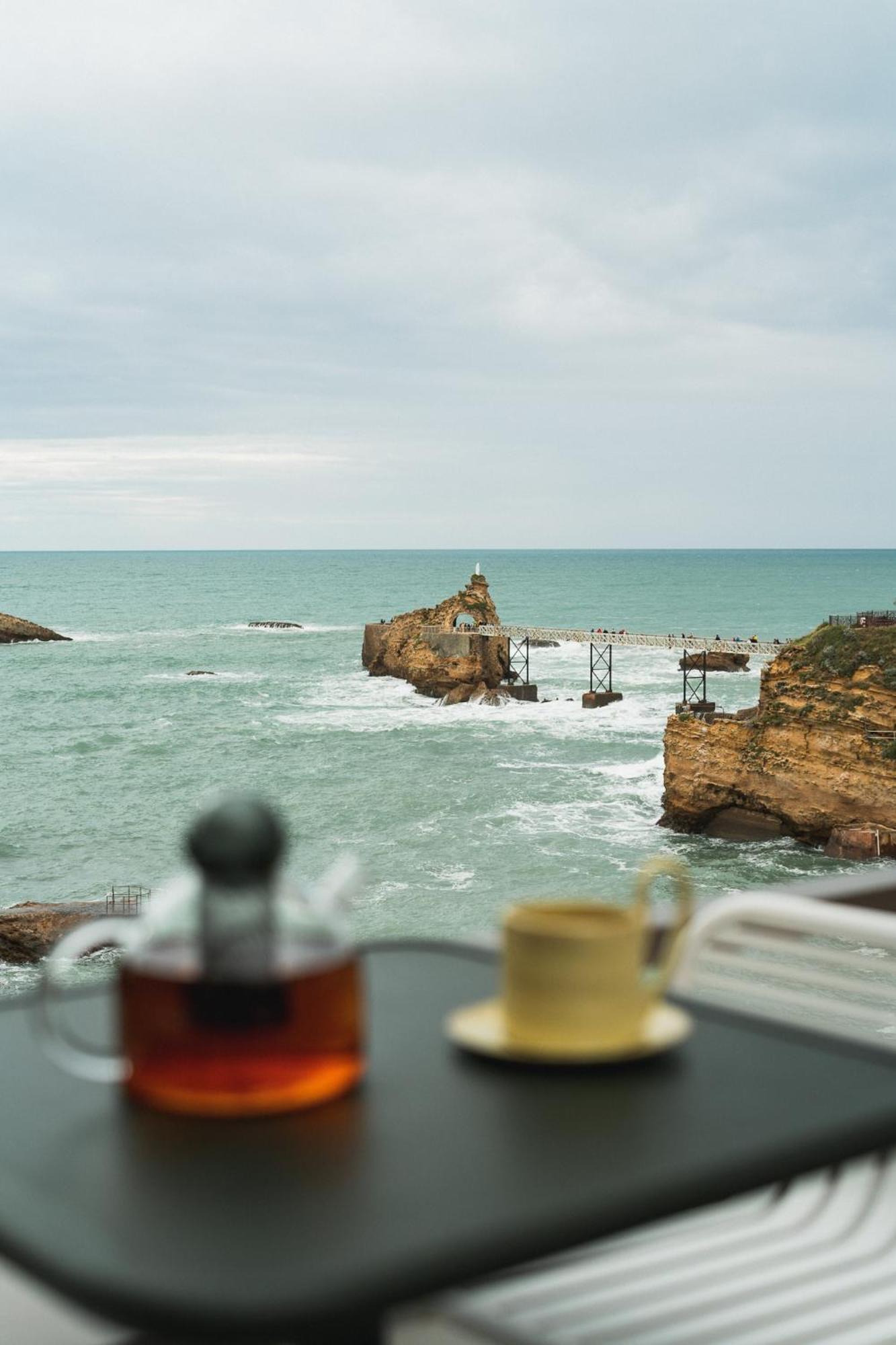 Hotel De La Plage 비아히쯔 외부 사진